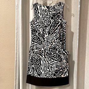 Zebra sleeveless dress